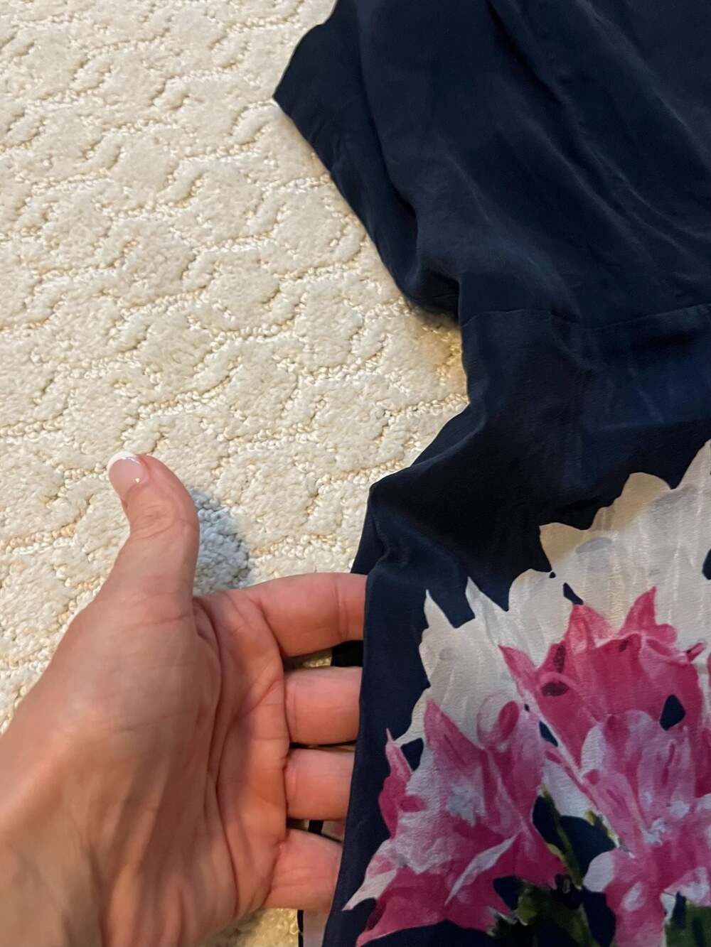 Anthropologie Moulinette Soeurs Floral Silk Dress 4 - Picture 4 of 5